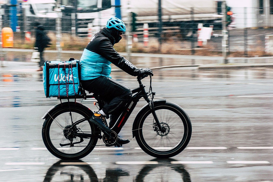 Lieferservice Fahrrad