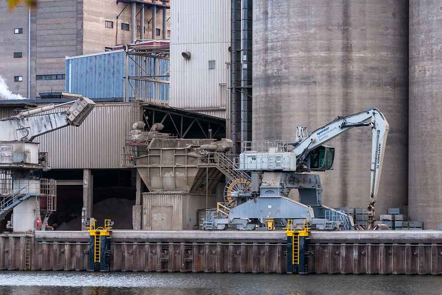 Bild eines Industriekransilos
