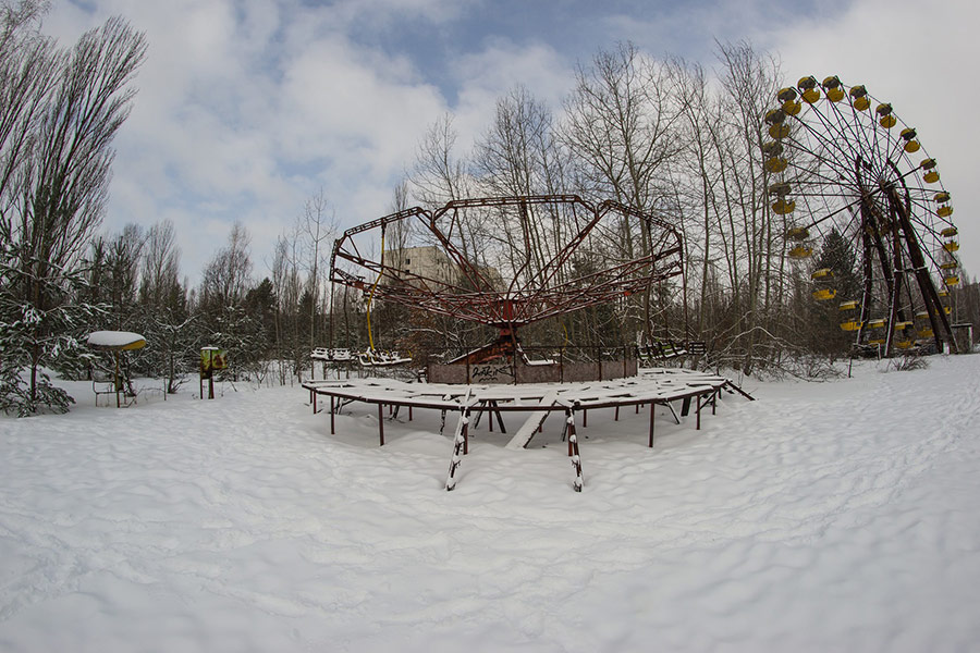 Pripyat carousel ferris wheel