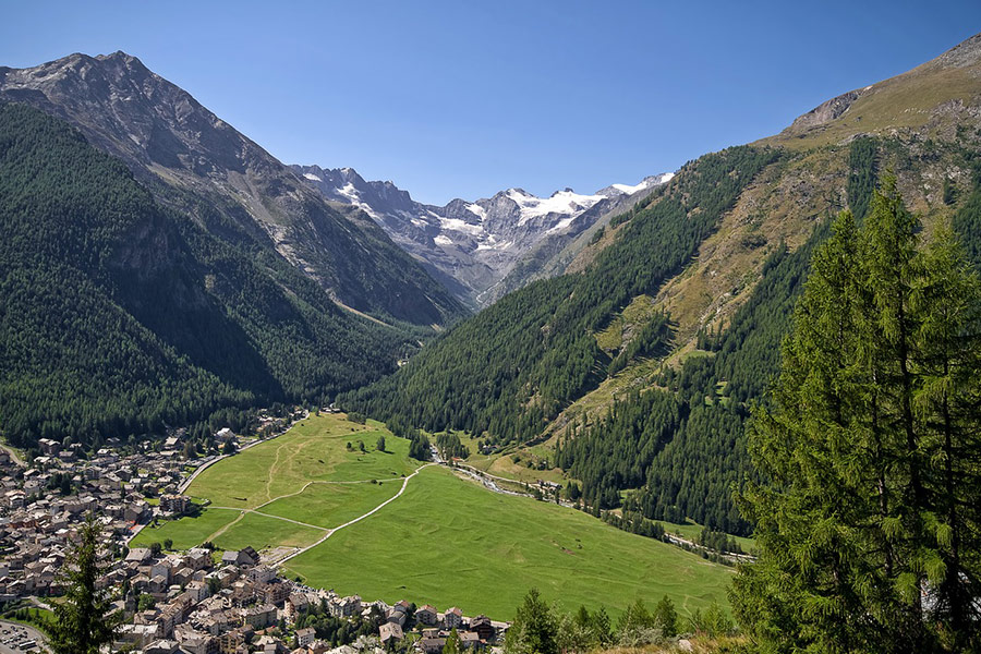 Valley nature mountains