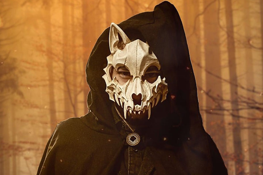 Halloween skull costume