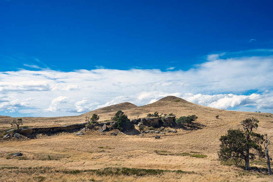 Super dry landscape nature