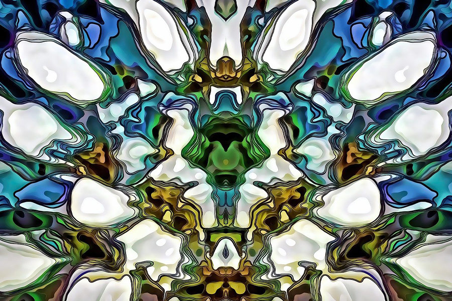 Digital art abstract