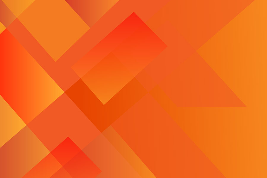 Banner background bright orange
