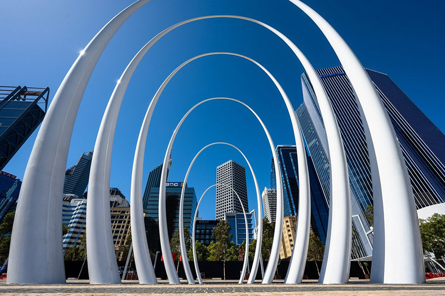 Building skyline cityline