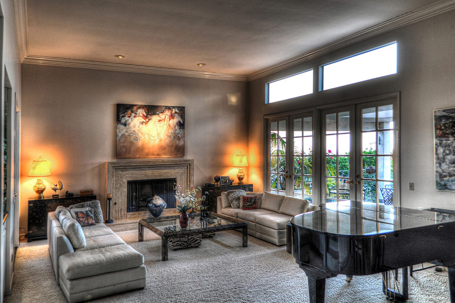 Architectural living room