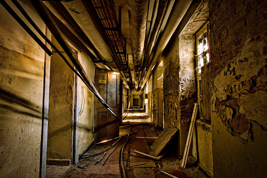 Lost bandoned cellar basement