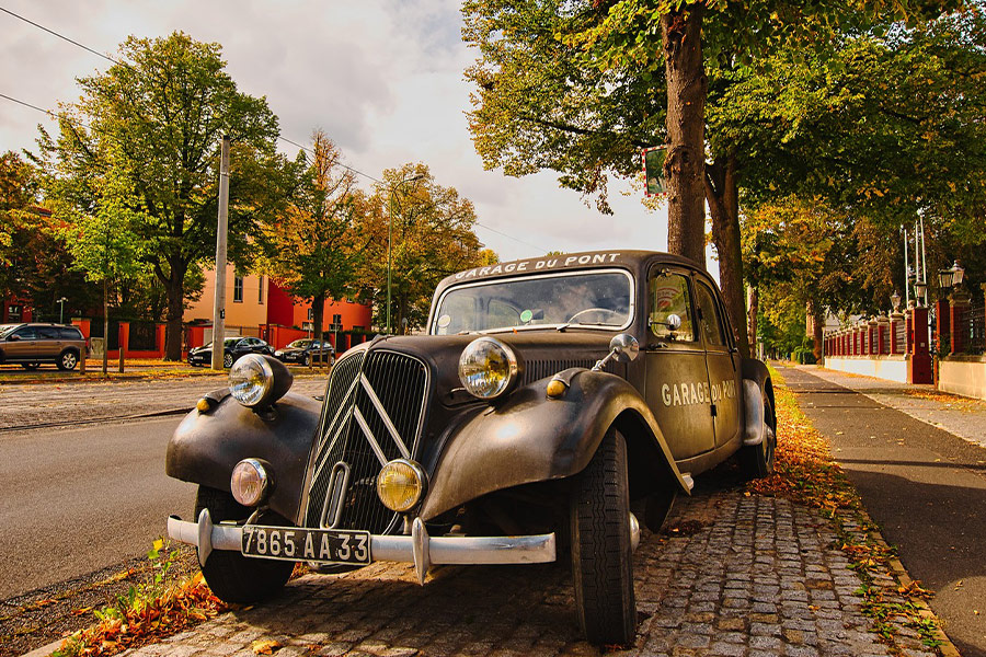 Antique car citroen