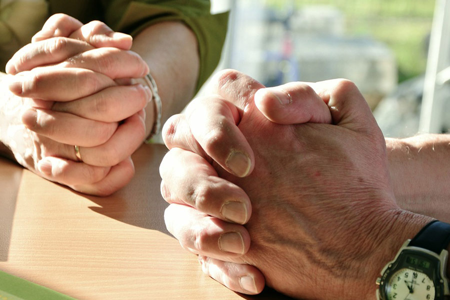Hands prayer image