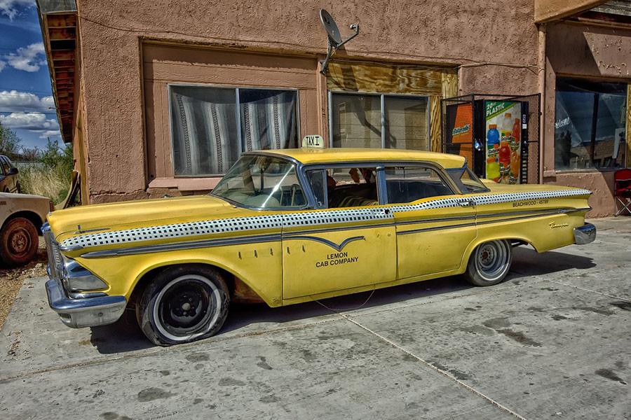Edsel ranger taxi cab classic car