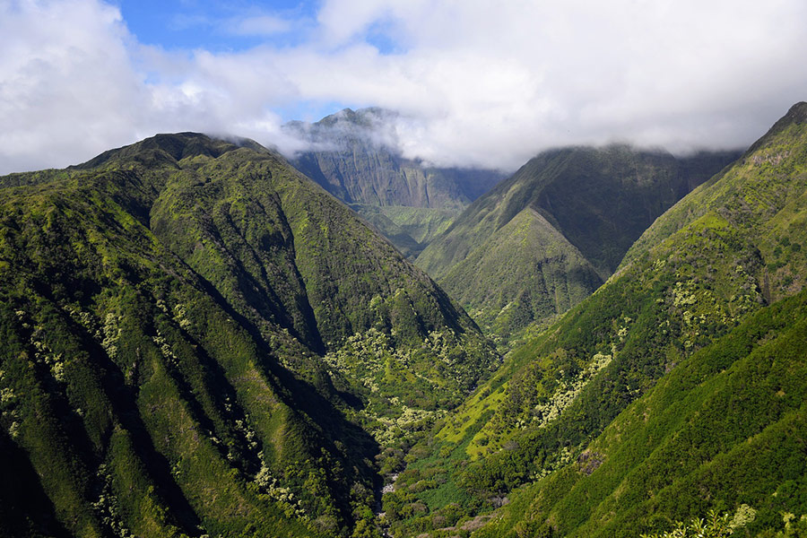 Hawaii mountains landscape
