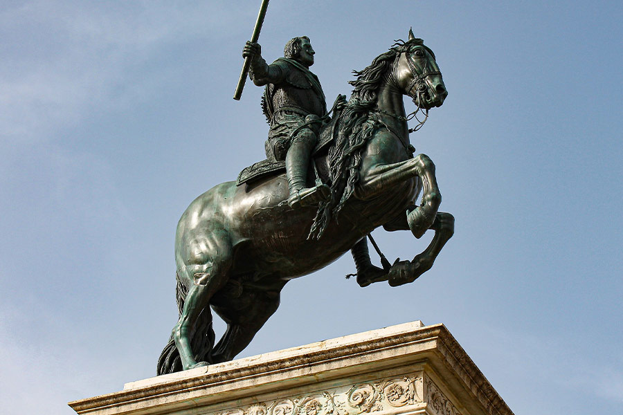 Monument art Madrid Spain statue