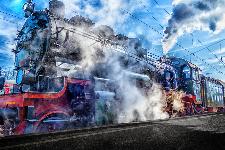 Train smoke