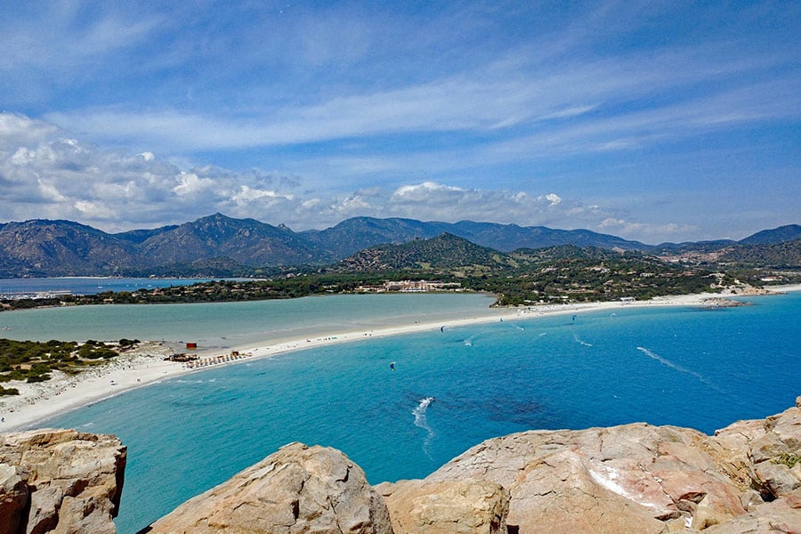 South East Villasimius Sardinia beach