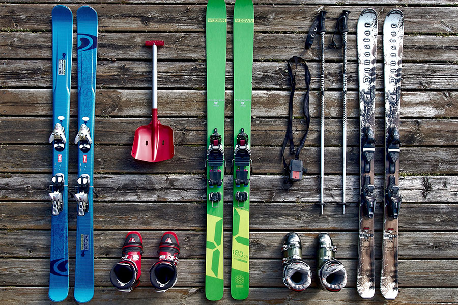 Ski equipments