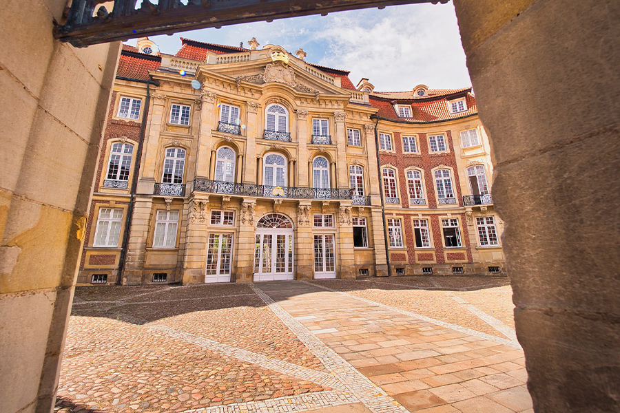 Muenster erbdrostenhof baroque palace
