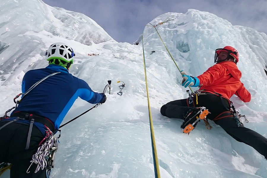 Ice climbing