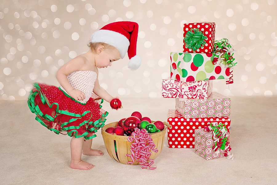 Baby toddler santa costume