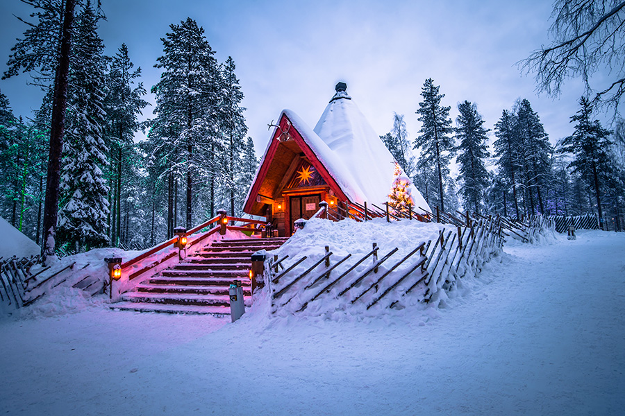 Santa Claus village of Rovaniemi Finland