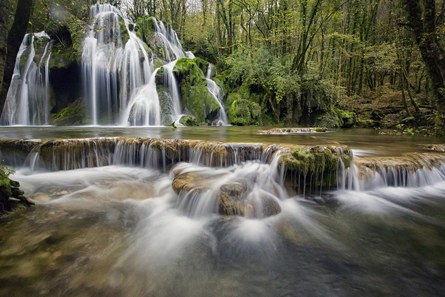 River waterfalls cascade