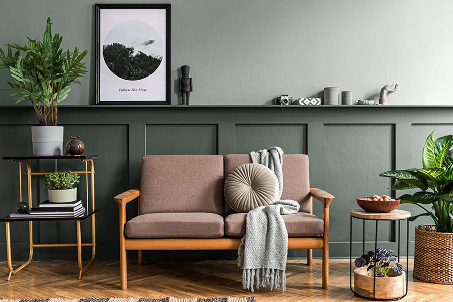 Stylish interior living room