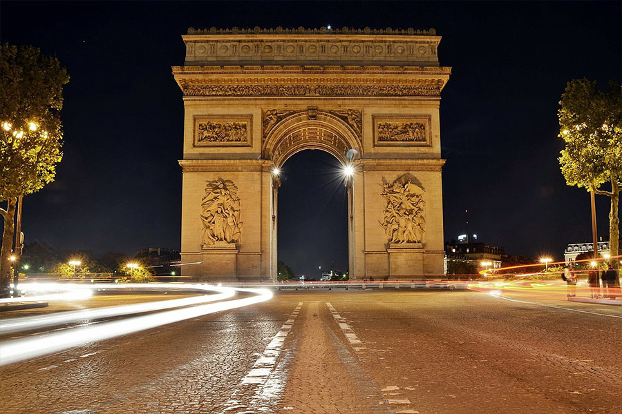 Arc triomphe Paris France