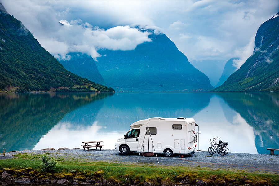Motor home travel camper