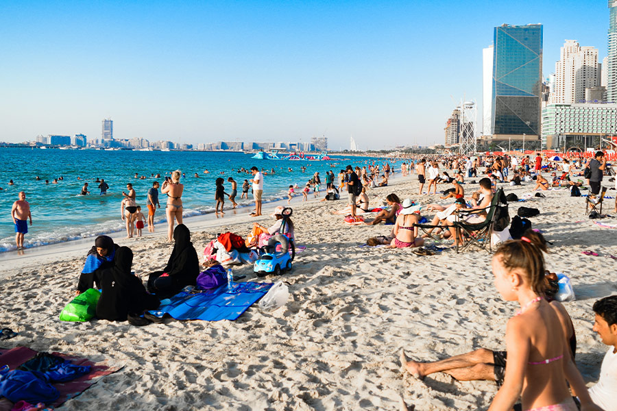 Expats living in Dubai