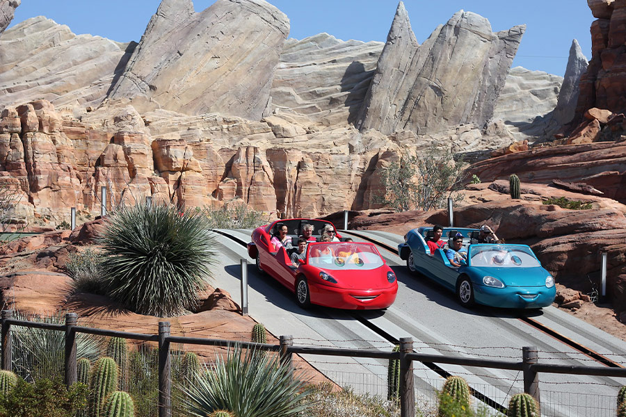 California adventure disneyland cars