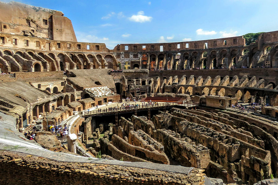 Ruins colosseum in Rome