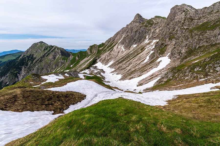 Mountain snow Oberallgau Alpine