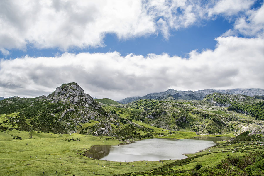 Lake Ercina Asturias mountains