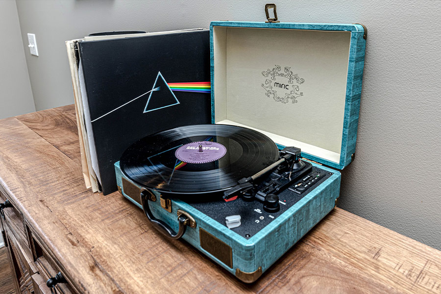 Vintage record player