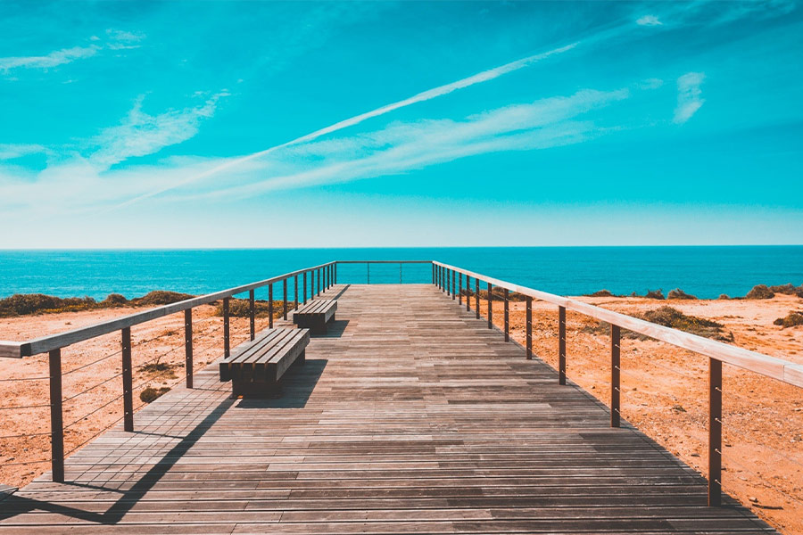 Beach boardwalk