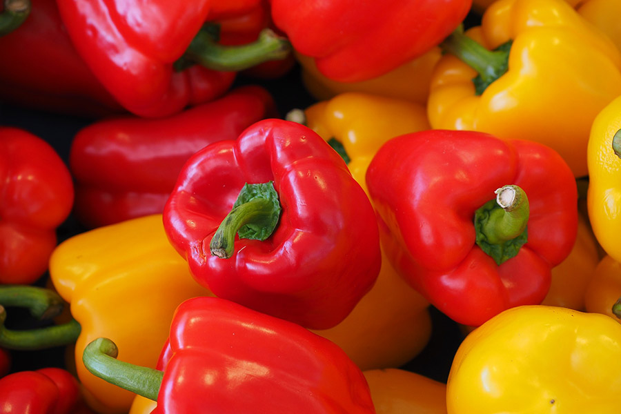 Colorful paprika healthy vegetables