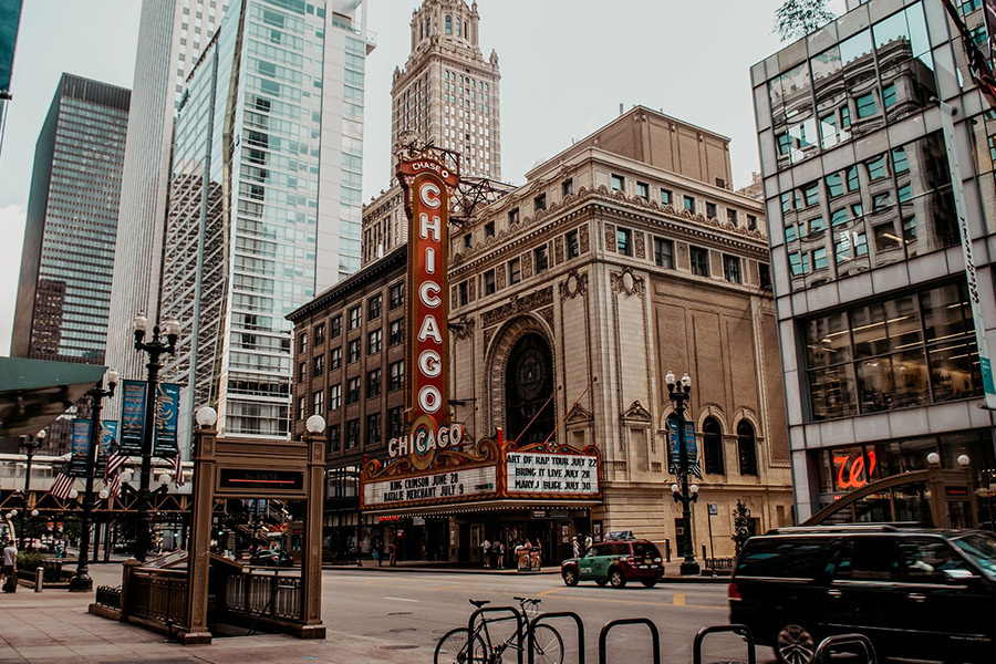 Skyscraper Chicago building architecture
