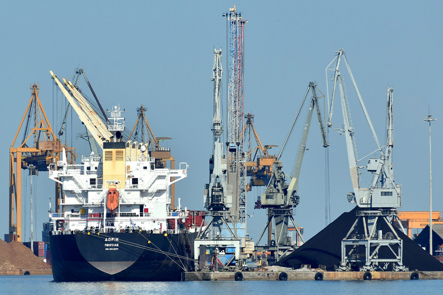 Port ship sea cargo industry