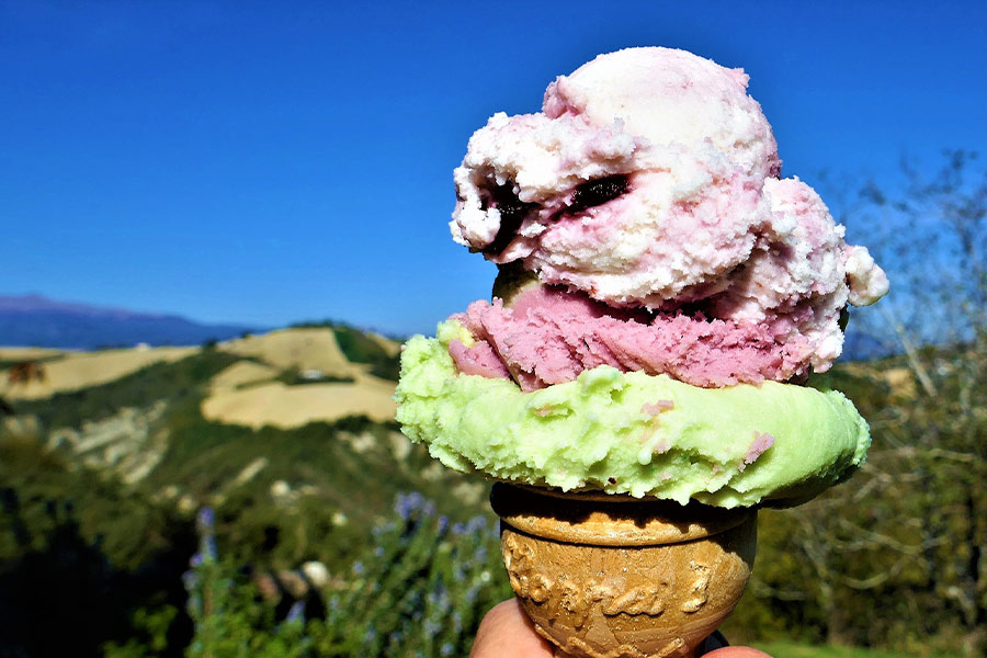 Dessert cold sweet frozen ice cream