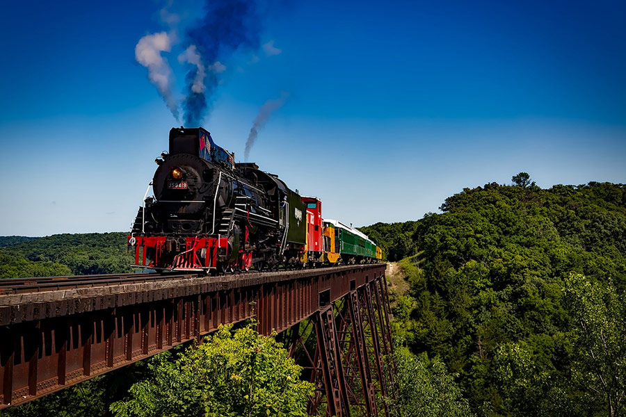 Locomotive train travel