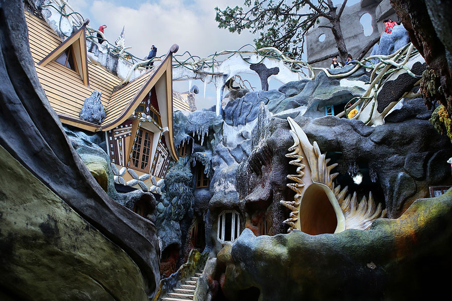 Hang Nga guesthouse known as crazy house Vietnam