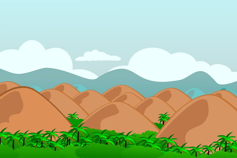 Bohol Philippines chocolate hills royalty graphic