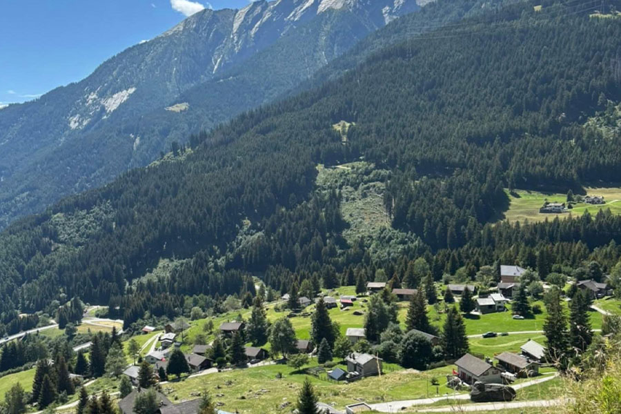 Paysage de montagne pittoresque