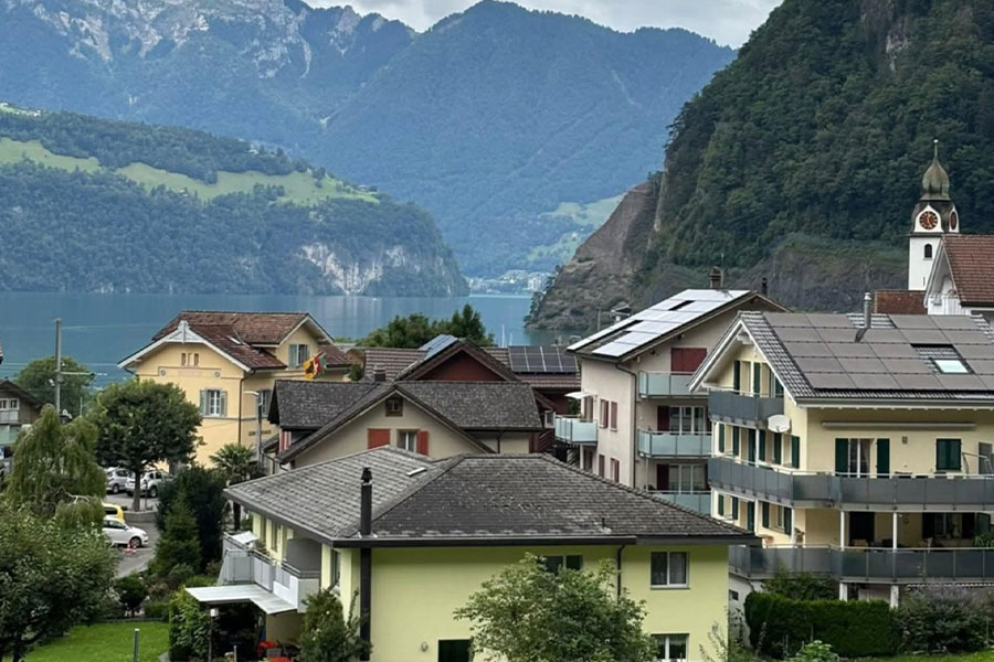 Gebäude Häuser Architektur Schweiz