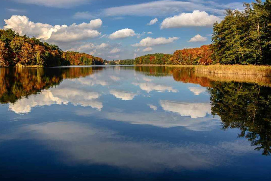 Landschap van het Lagowski-meer
