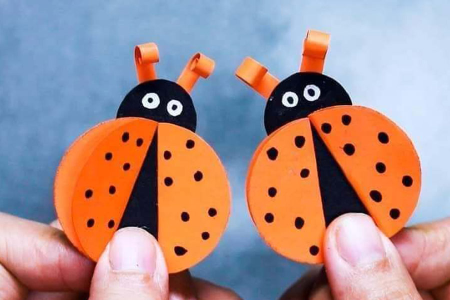 Marienkäfer-Handwerk