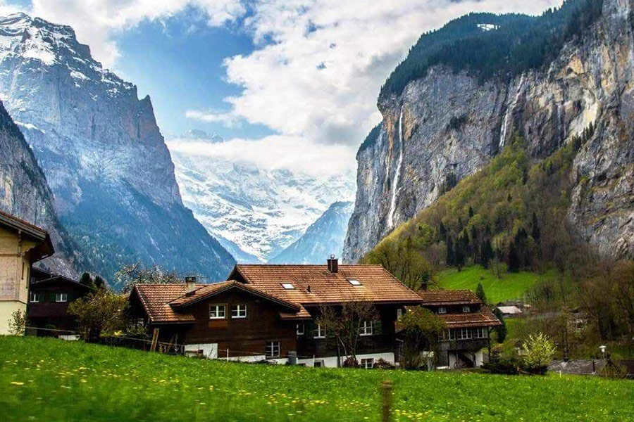 Zwitserse Alpen van Zwitserland