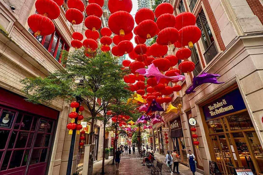 Lee tung avenue lungo 200 metri