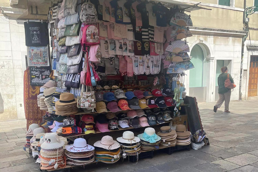 Stand eines Kleinunternehmens