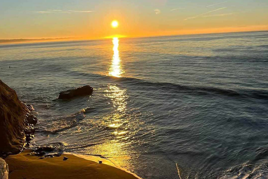 Natuur beste zon schijnt oceaan strand zee