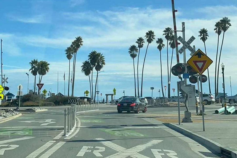 Bel tempo a Huntington Beach, California